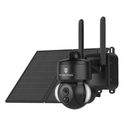 Solárna HD kamera Viking HDs03 4G/20000mAh/farebné nočné videnie/IP66/aplikácia/notifikácia/čierna