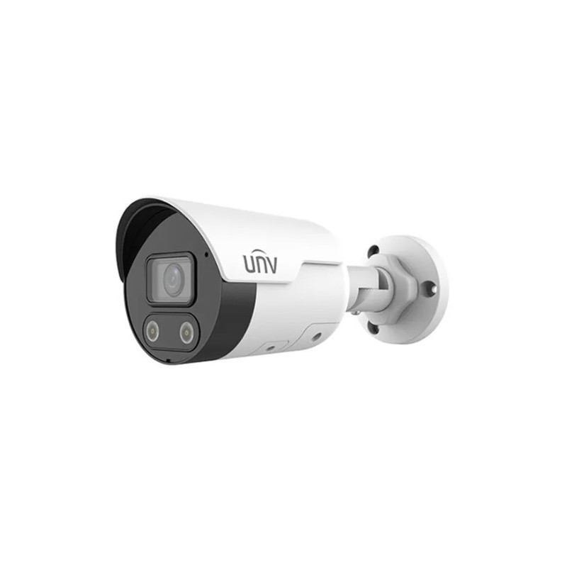 Uniview IPC2122LE-ADF40KMC-DL, 2Mpix IP kamera, bullet, objektív 4,0mm (87,5 °), IR + biely prísvit 30m