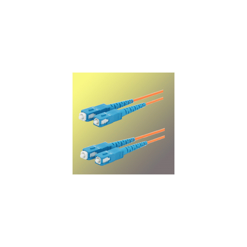 Optický patchkábel duplex SC-SC 62,5/125um MM,3m, OM1