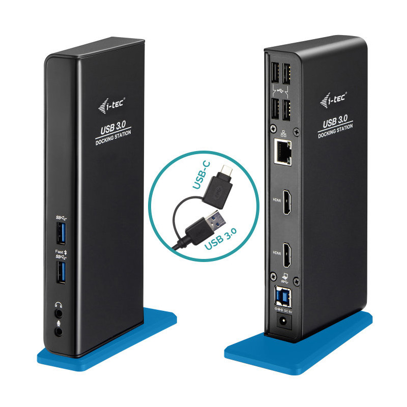 i-tec USB 3.0/USB-C Dual HDMI Docking Station