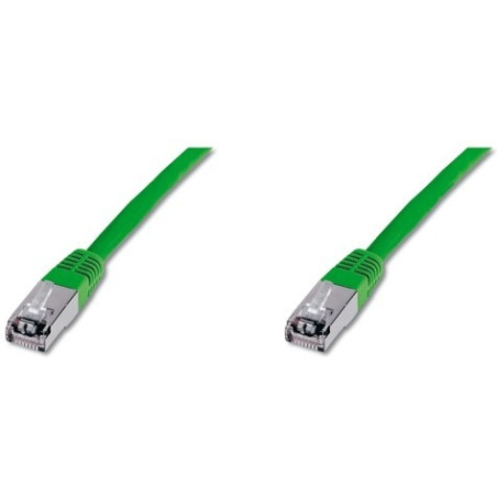 Patchkábel S/FTP, Cat6, 2xRJ45, 1m zelený