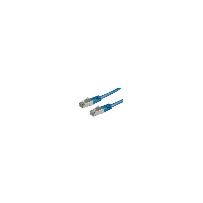 Patchkábel S/FTP, Cat6, 2xRJ45, 3m modrý