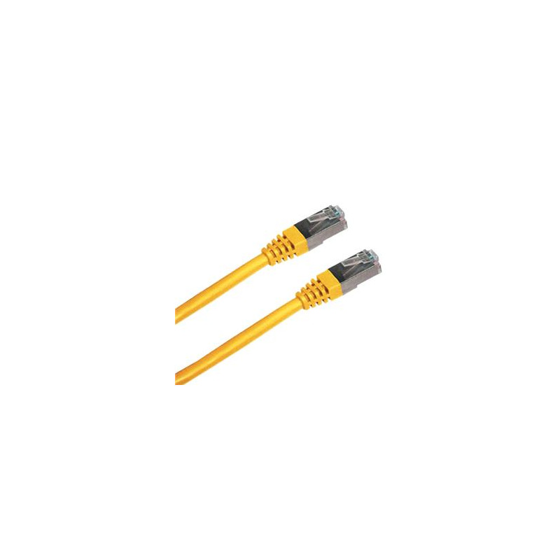 Patchkábel S/FTP, Cat6, 2xRJ45, 7m žltý