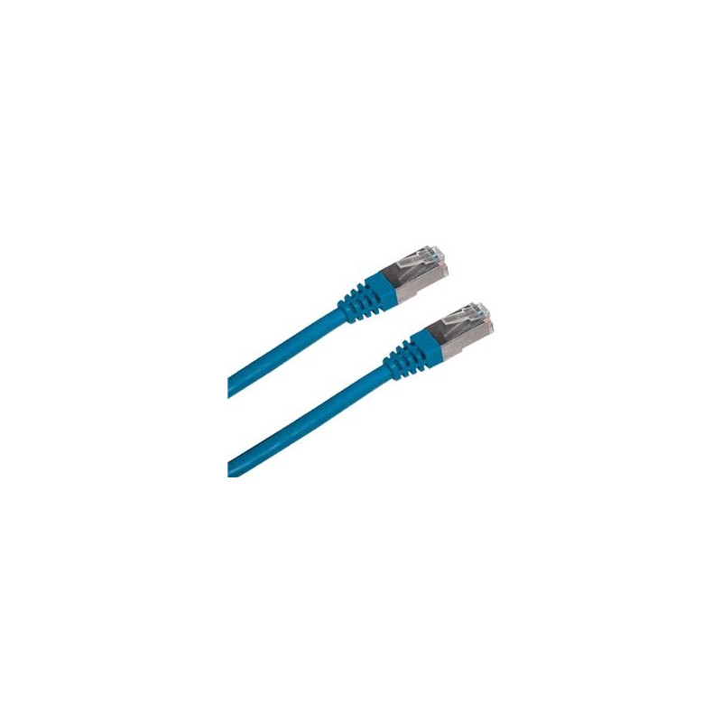 Patchkábel S/FTP, Cat6, 2xRJ45, 10m červený