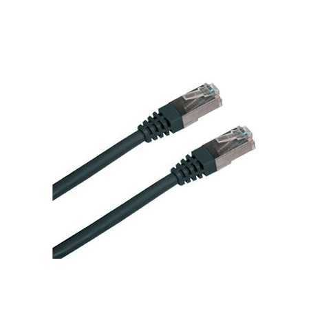 Patch cord FTP cat5e 2M čierny