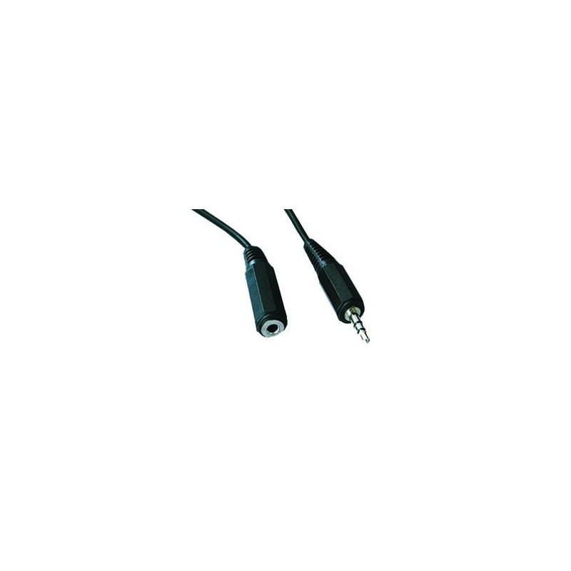 Kábel predĺžovací jack 3,5 mm M/F, 1,5-2 m audio