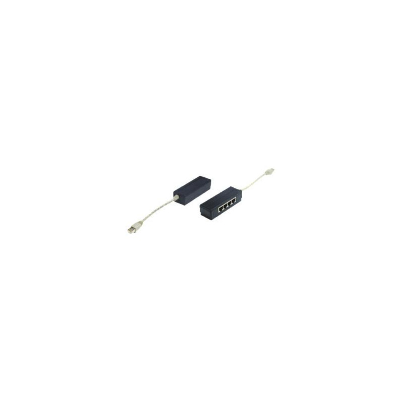 DATACOM ISDN adaptér STP 1 na 4 porty RJ45