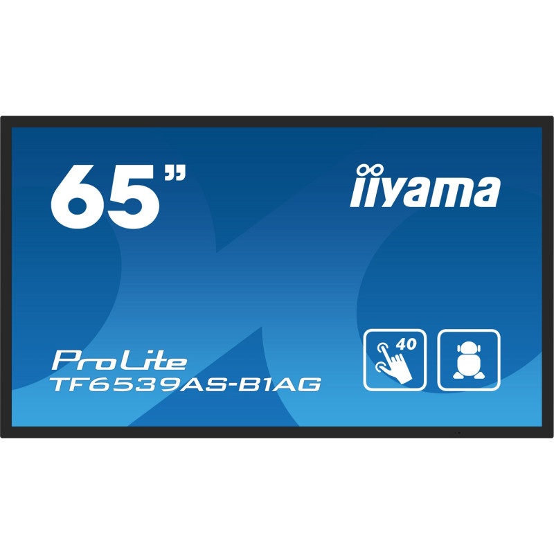 65'' iiyama TF6539AS-B1AG: IPS, 4K, Android