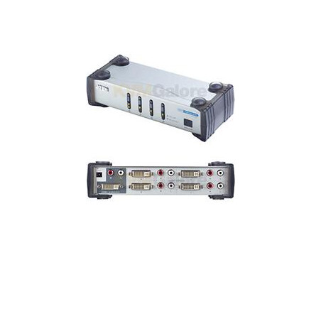 ATEN DVI video prepínač 4 PC - 1 DVI monitor+4xcin