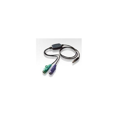 ATEN USB konvertor na 2xPS/2, kl.+myš, káblový