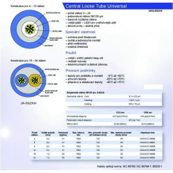 12vl. 09/125 09/125um kábel gelový UNIV LSOH CLT