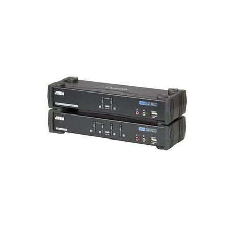Aten 4-port DVI KVMP USB, USB hub, audio 7.1, káble