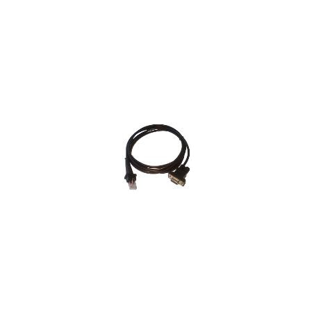 Kábel RS232 pre CCD čítačky 1000/1500, DC jack, čierny