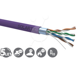 Inštalačný kábel Solarix CAT5E FTP LSOH Dca-s1,d2,a1 305m/box SXKD-5E-FTP-LSOH