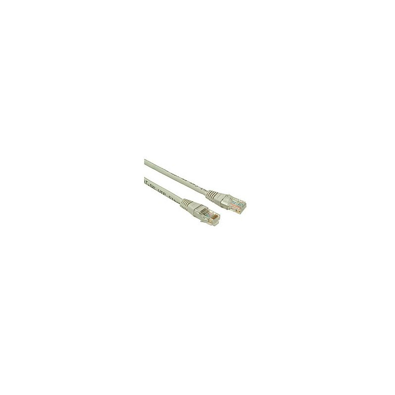 SOLARIX patch kábel CAT5E UTP PVC 0,5 m šedý non-snag proof