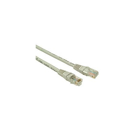 SOLARIX patch kábel CAT5E UTP PVC 0,5 m šedý non-snag proof