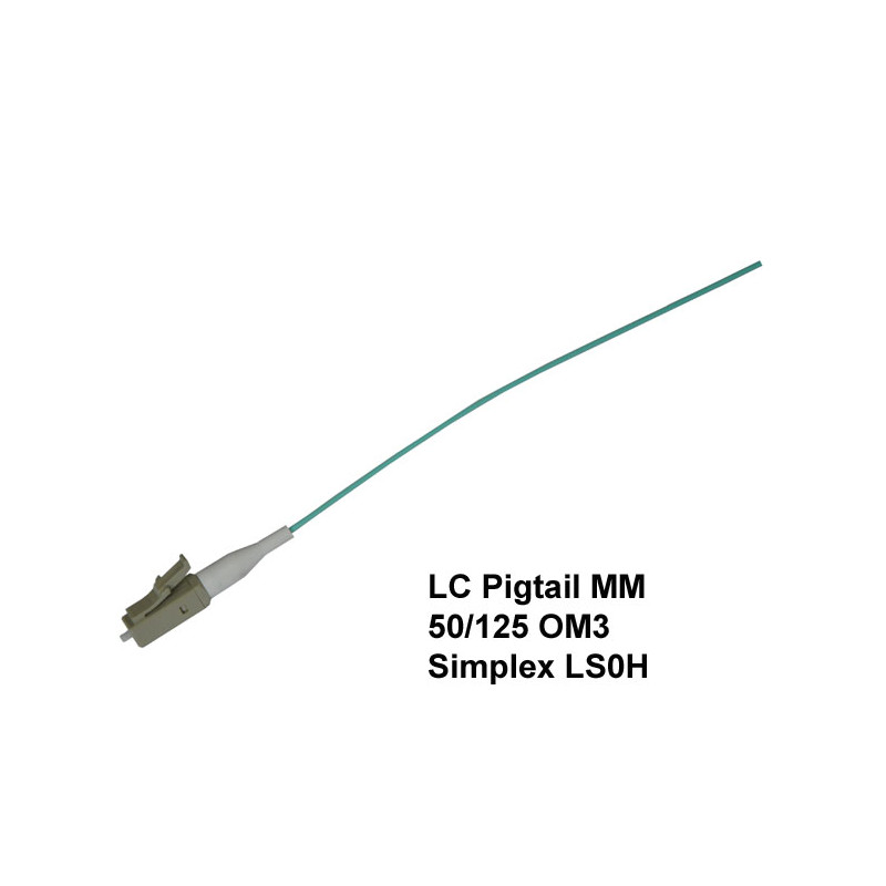 Pigtail Fiber Optic LC 50/125MM, 1m, 0,9mm OM3