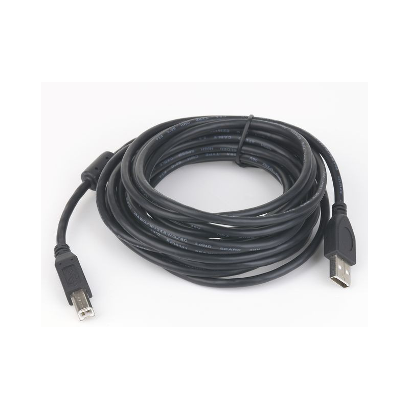 Kábel USB A-B 1,8m 2.0 HQ s ferritovým jadrom