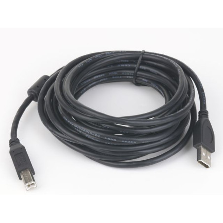 Kábel USB A-B 1,8m 2.0 HQ s ferritovým jadrom