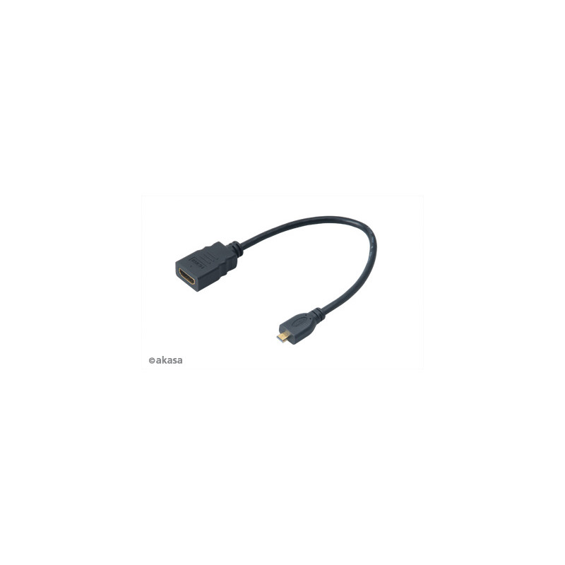 AKASA - HDMI na mikro HDMI adaptér - 25 cm
