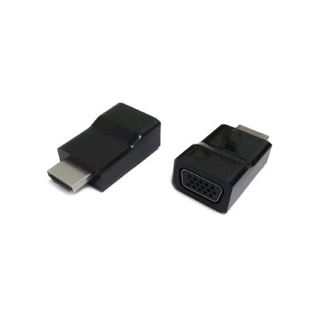 Kab. redukcia HDMI na VGA, M/F, čierna