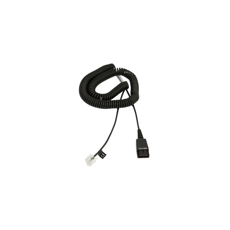 Jabra QD-RJ45, 0,5-2m, coiled - Siemens Open Stage