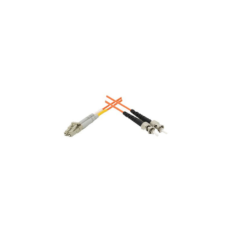 Optický patchkábel duplex LC-ST, 50/125um MM, 20m, OM2