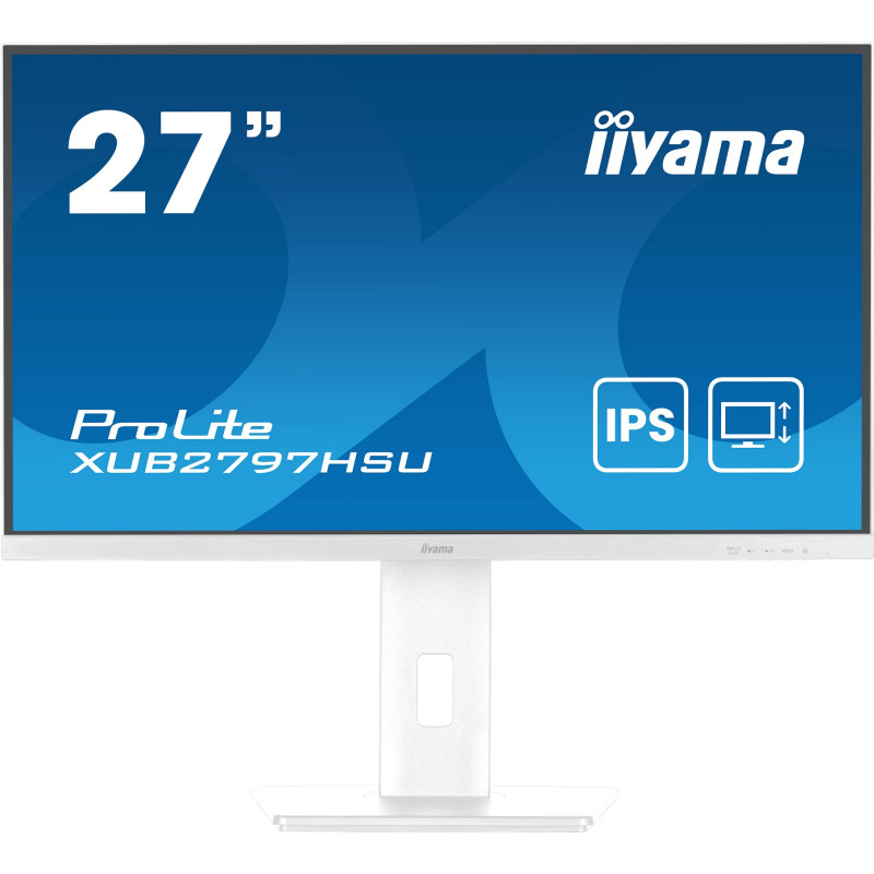 iiyama ProLite/XUB2797HSU-W2/27''/IPS/FHD/100Hz/1ms/White/3R