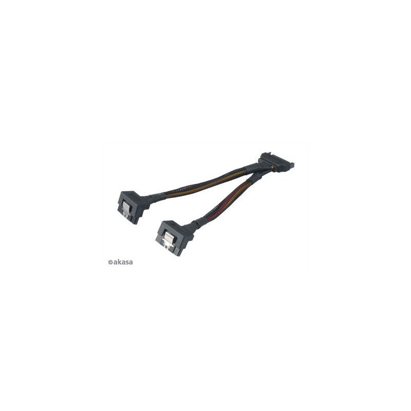 SATA napájacia rozdvojka Sata(M) na 2xSata(F) 15 cm