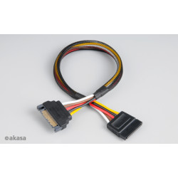 Predlžovací napájací SATA 15pin kábel - 30 cm