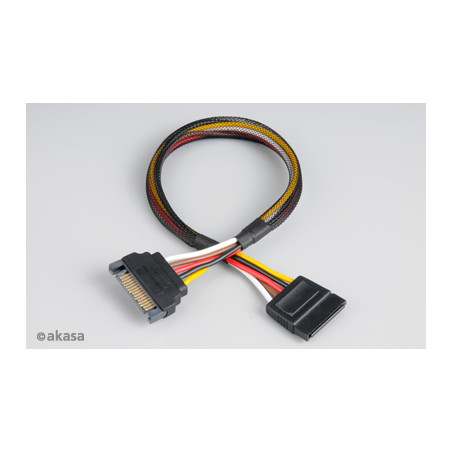 Predlžovací napájací SATA 15pin kábel - 30 cm