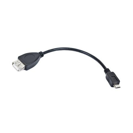 Kábel USB AF/micro BM, OTG, 15cm pre tab. a tel.
