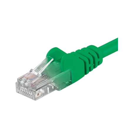 PremiumCord Patch kábel UTP RJ45-RJ45 level 5e 1m zelená