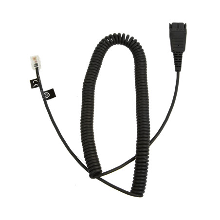 Jabra QD-RJ10, 0,5-2 m, coiled, Siemens