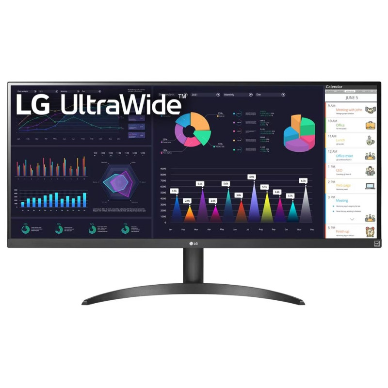 LG UltraWide/34WQ500-B/34''/IPS/2560x1080/100Hz/5ms/Black/2R