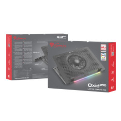 Chladiaca podložka pre NB Genesis Oxid 450 RGB do 15.6'', hliníkové telo