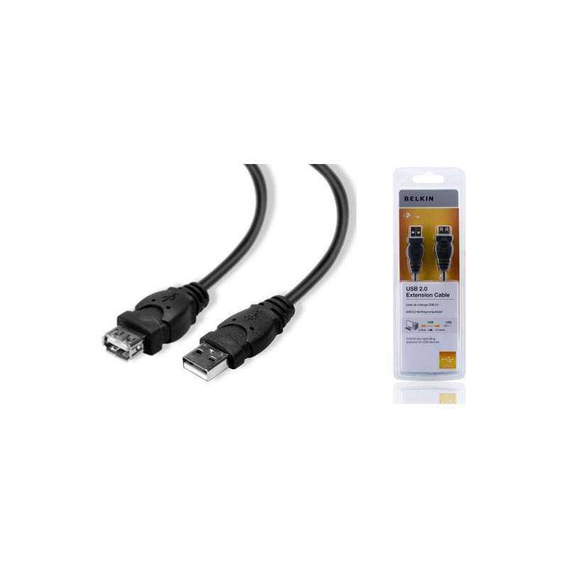 BELKIN USB 2.0 predlž. kábel A-A, štandard, 1.8 m