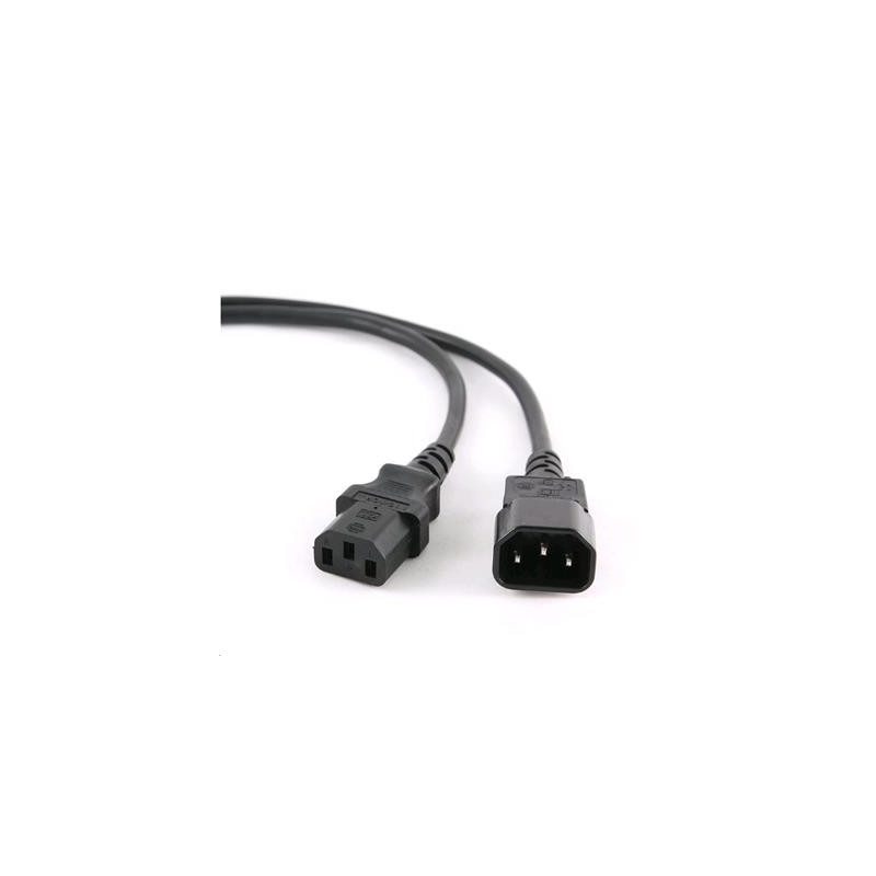 Kabel C-TECH sieťový, predlžovací, 1,8m VDE 220/230V napájací