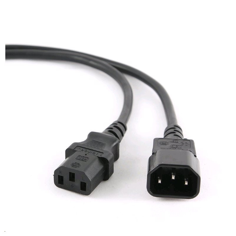 Kabel C-TECH sieťový, predlžovací, 3m VDE 220/230V napájací