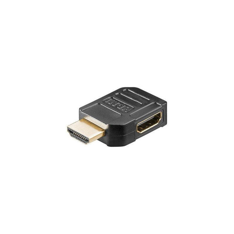 PremiumCord HDMI adaptér 19pin, F/M, 90° pravá