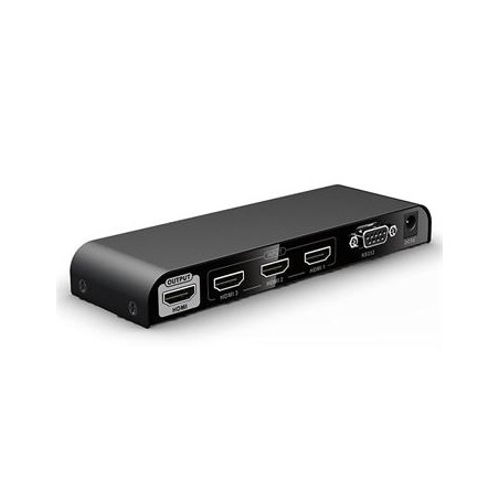 PremiumCord HDMI switch 3:1, 4K @ 60Hz, diaľkové ovl.