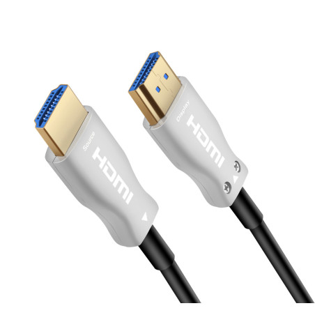 PremiumCord optický fiber High Speed with Ether. 4K@60Hz kábel 15m, M/M, pozlátené konektory
