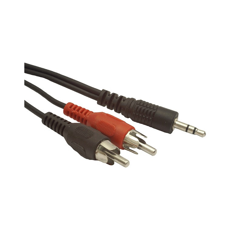 GEMBIRD kábel minijack 3.5mm - 2x RCA M/M 2,5m