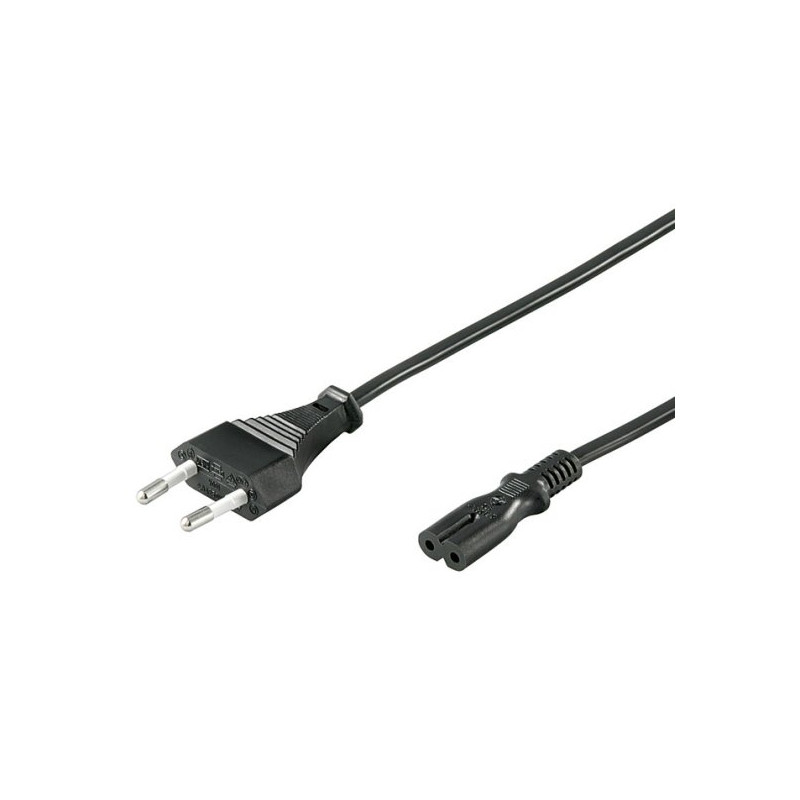 PremiumCord Kábel sieťový 230V k magnetofónu 3m, čierny
