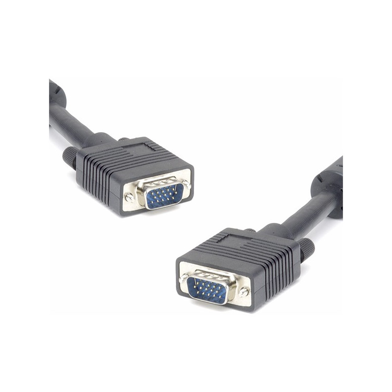 PremiumCord Kábel k monitoru HQ (Coax) 2x ferrit, SVGA 15p, DDC2,3x Coax + 8žil, 10m