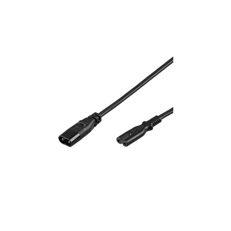PremiumCord Kábel sieťový predlžovací IEC 60320 C7-C8 230V 2m