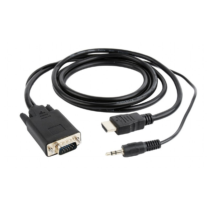GEMBIRD Redukcia HDMI to VGA + audio, 1,8m
