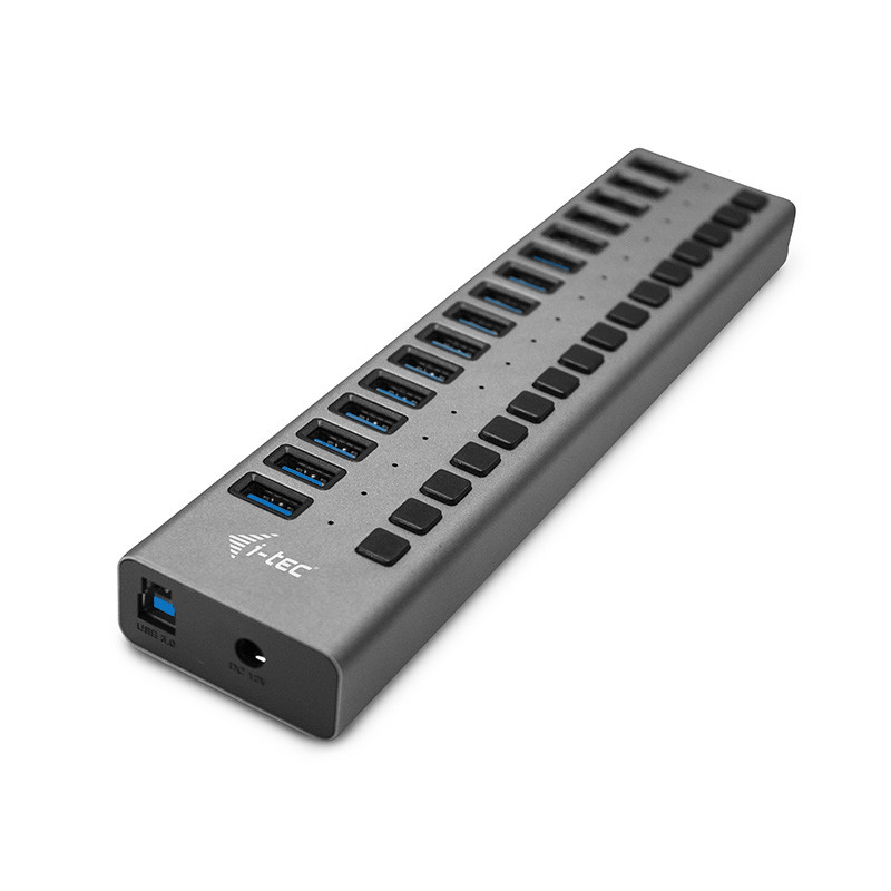 i-tec USB 3.0 Charging HUB 16 port + Power Adapter 90W