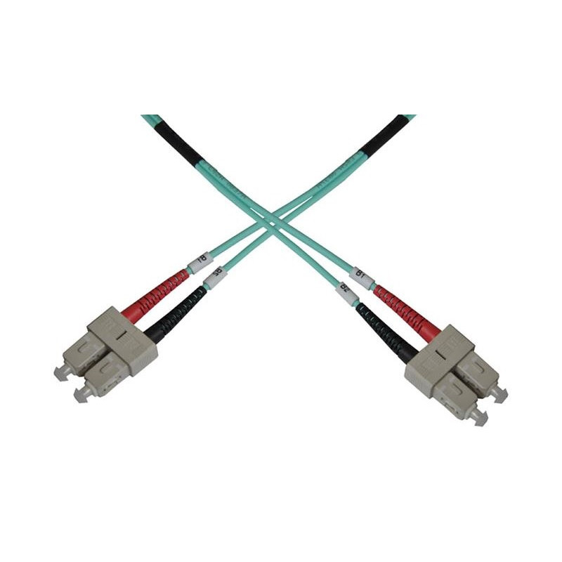 Optický patch kábel duplex SC-SC 50/125 MM 5m OM3