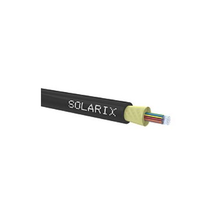 DROP1000 kábel Solarix 24vl 9/125 4,0mm LSOH Eca čierny SXKO-DROP-24-OS-LSOH, cena za meter